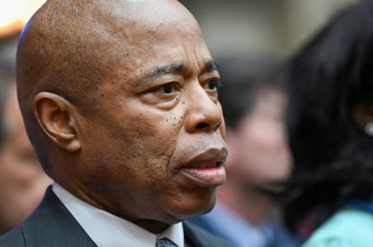 New York City Mayor Eric Adams listens at the state Capitol, Jan. 10, 2023, in Albany, New York. Adams has been accused of sexually assaulting a woman in 1993, according to a legal summons filed Wednesday, Nov. 22, 2023. 