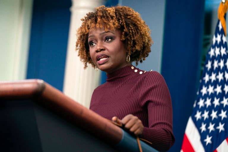 White House press secretary Karine Jean-Pierre would not say Monday if President Joe Biden would sit down with singer Stevie Wonder to reaffirm his commitment to the 