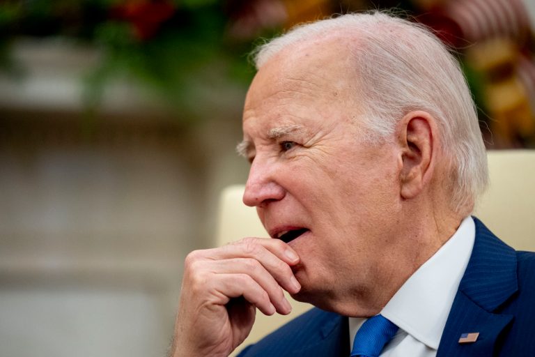 President Joe Biden meets with Angola's President Joao Manuel Goncalves Lourenco in the Oval office of the White House, Thursday, Nov. 30, 2023, in Washington.