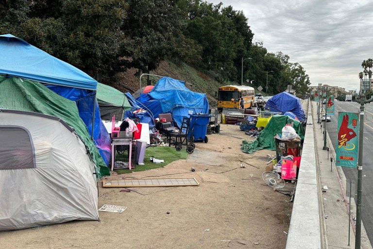 The only growing population in California is its homeless population