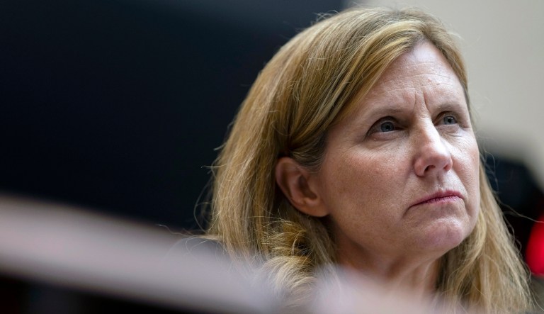 University of Pennsylvania President Liz Magill listens to a question during a hearing of the House Committee on Education on Capitol Hill, Tuesday, Dec. 5, 2023 in Washington.