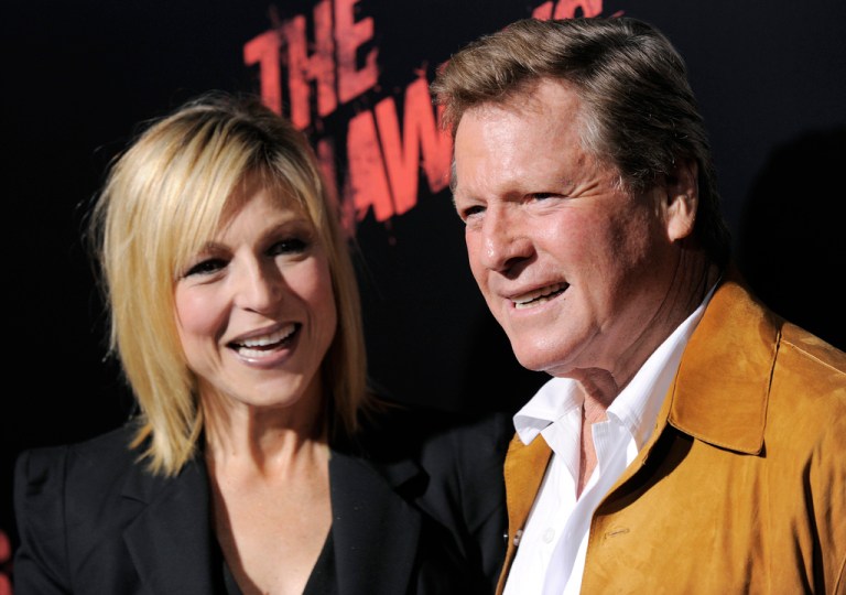 FILE - Tatum O'Neal, left, a cast member in 