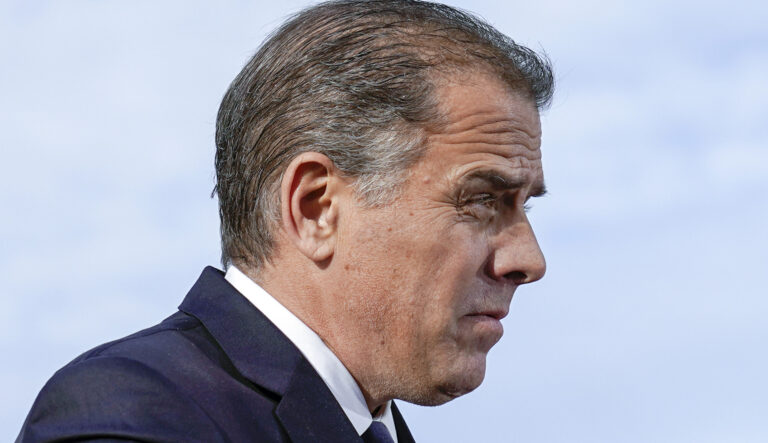 Hunter Biden, son of President Joe Biden, speaks during a news conference outside the U.S. Capitol, Wednesday, Dec. 13, 2023, in Washington. Hunter Biden on Wednesday lashed out at Republican investigators who have been digging into his business dealings, insisting outside the Capitol he will only testify before a congressional committee in public.