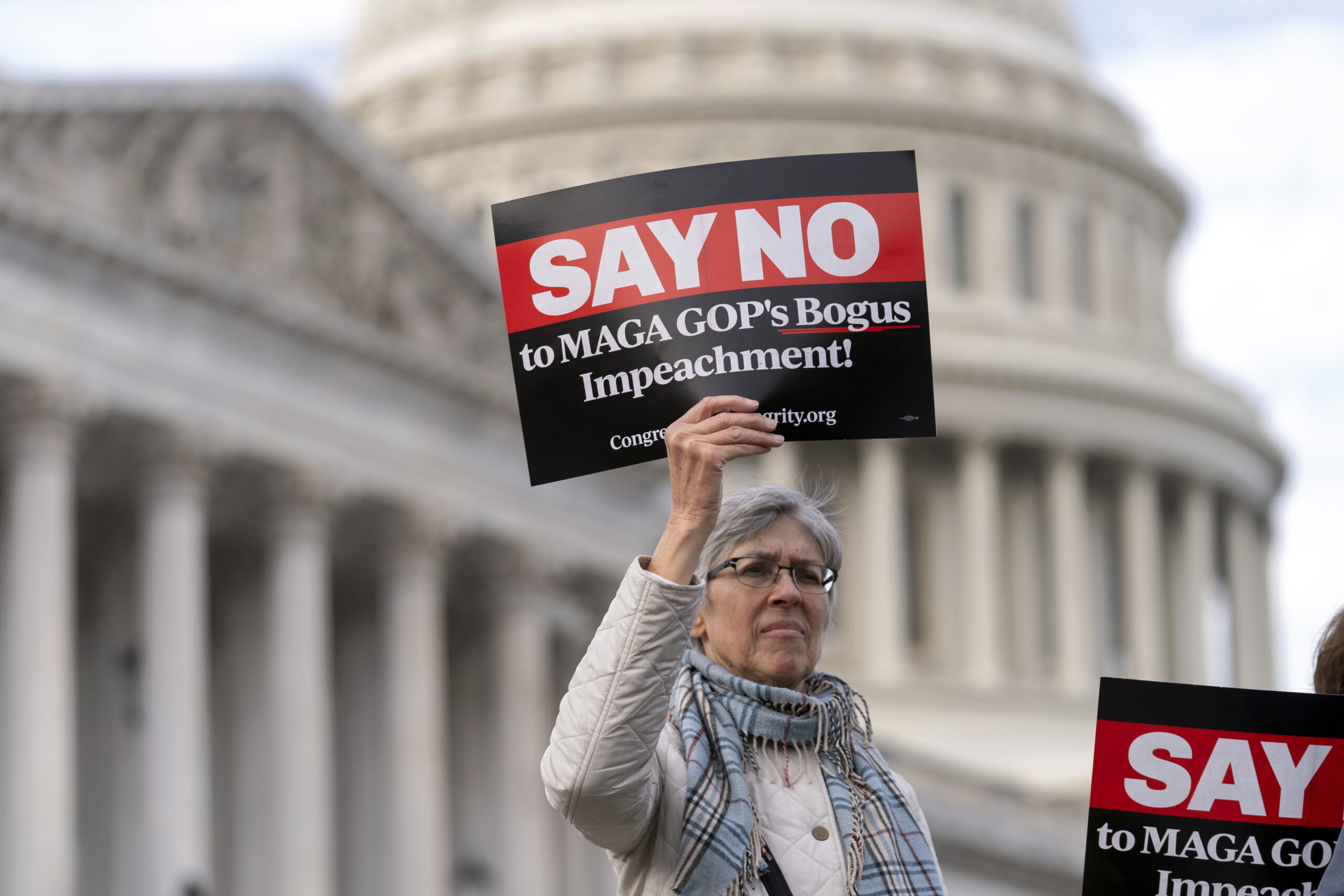 Biden-district Republicans targeted in new attack ads over impeachment inquiry votes
