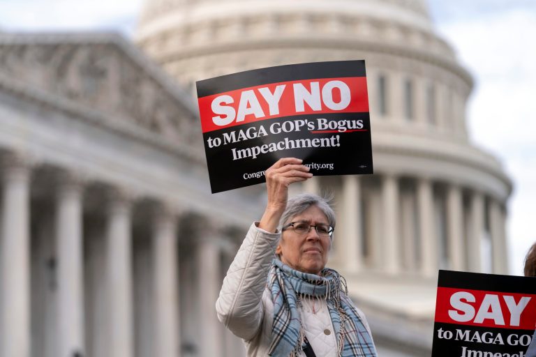 Biden-district Republicans targeted in new attack ads over impeachment inquiry votes