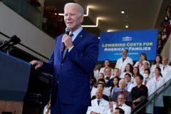 Biden goes back to basics on healthcare as Trump outpolls him on economy