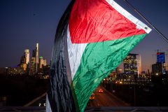 Fourteen pro-Palestinian demonstrators arrested outside Travis Air Force Base