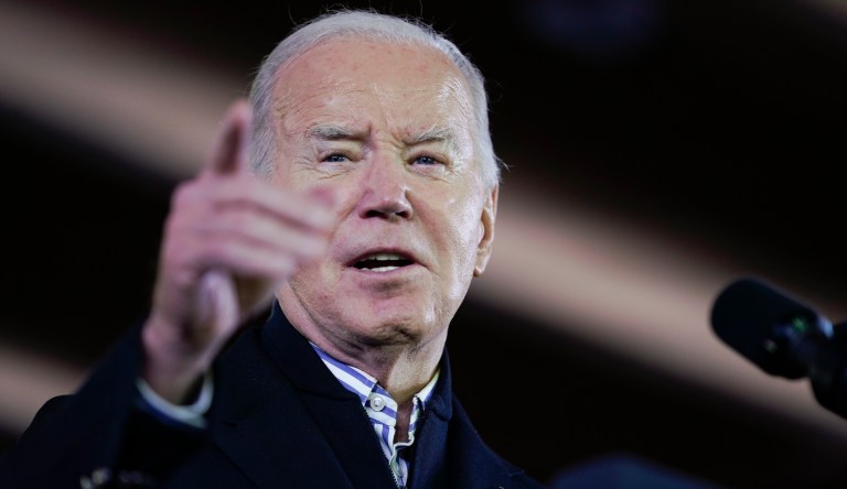 President Joe Biden speaks about his economic agenda at the Wisconsin Black Chamber of Commerce, Wednesday, Dec. 20, 2023, in Milwaukee.  