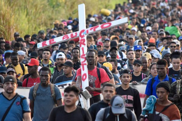 Thousands of immigrants head toward border as Blinken and Mayorkas travel to Mexico for help