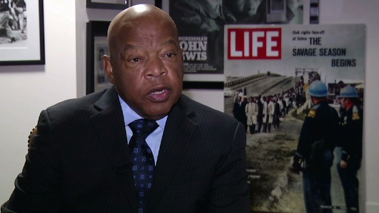 The late Rep. John Lewis, who tried to cross the Edmund Pettus Bridge in Selma, Ala. in the "Bloody Sunday" civil rights march in 1965, was suggested for the National Garden of American Heroes.
