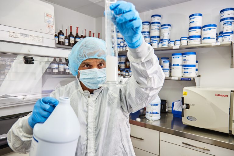 Gopesh Patel, RPh, with VLS Pharmacy in Brooklyn, has filled physician prescriptions for more than 70 COVID-19 patients, supplying a compounded formulation with hydroxychloroquine.
