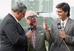 SEE IT: Beloved Cubs announcer Harry Caray ‘returns’ at Field of Dreams game