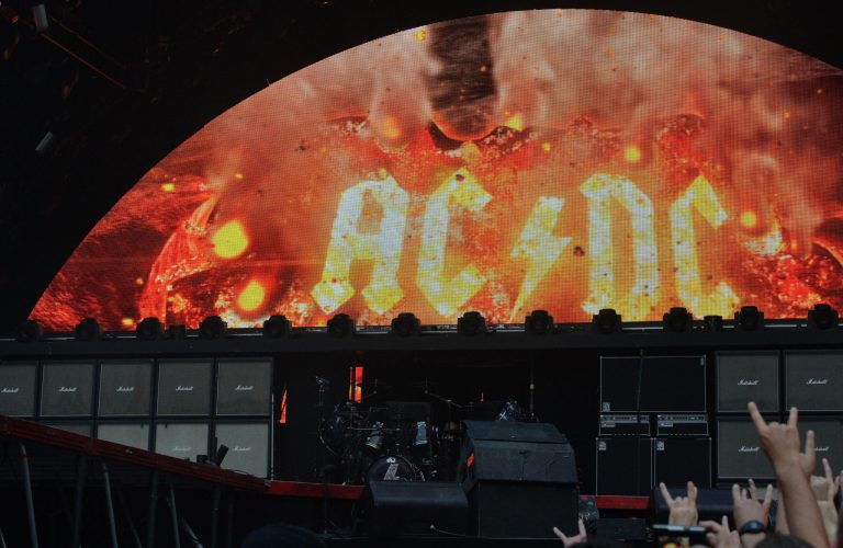  AC/DC performs on Saturday, June 4, 2016, at the Olympic Stadium in London.