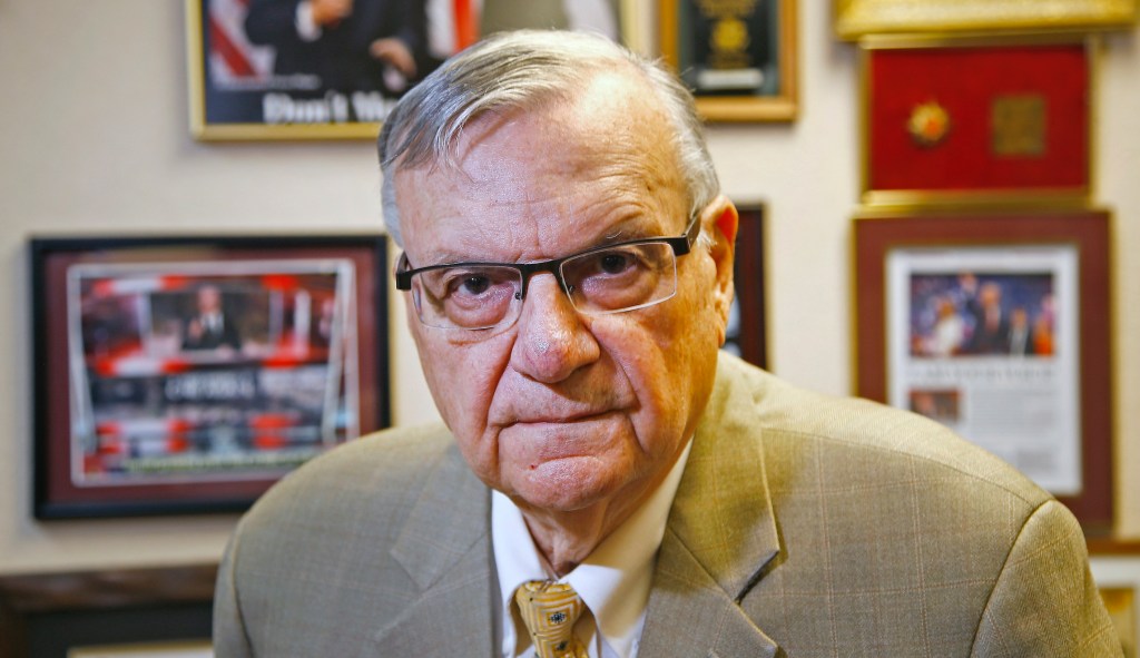 Joe Arpaio files for election to win back sheriff position