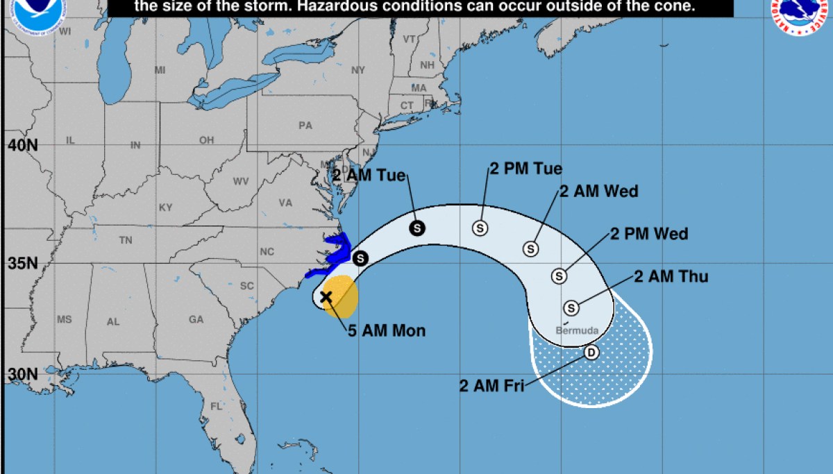 Tropical Storm Arthur may make landfall over North Carolina's Outer Banks