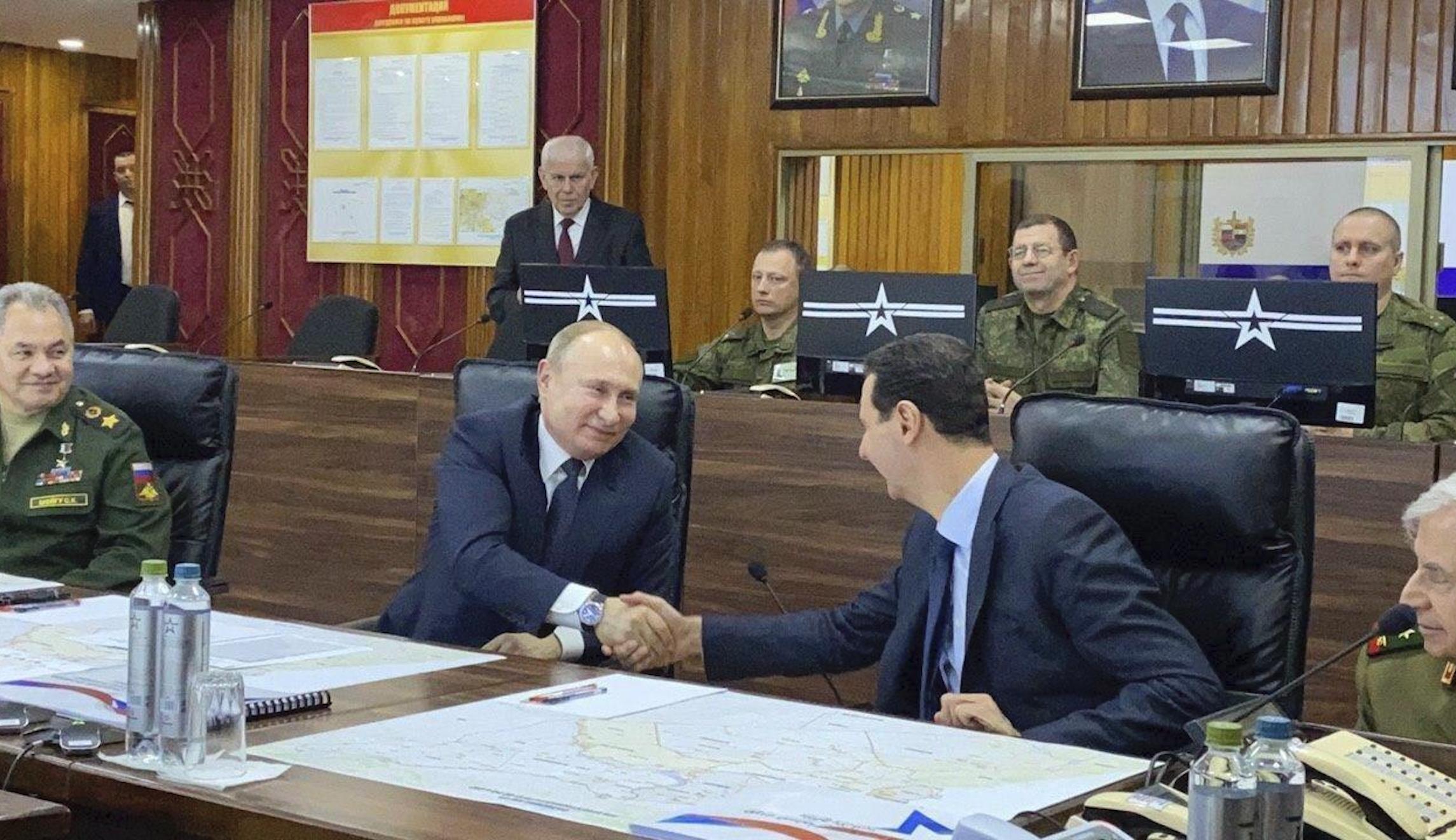 Putin visits Syria to meet with Iran ally Bashar Assad after US strike on Soleimani
