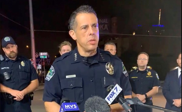 Police arrest one of two in Austin mass shooting that wounded 14