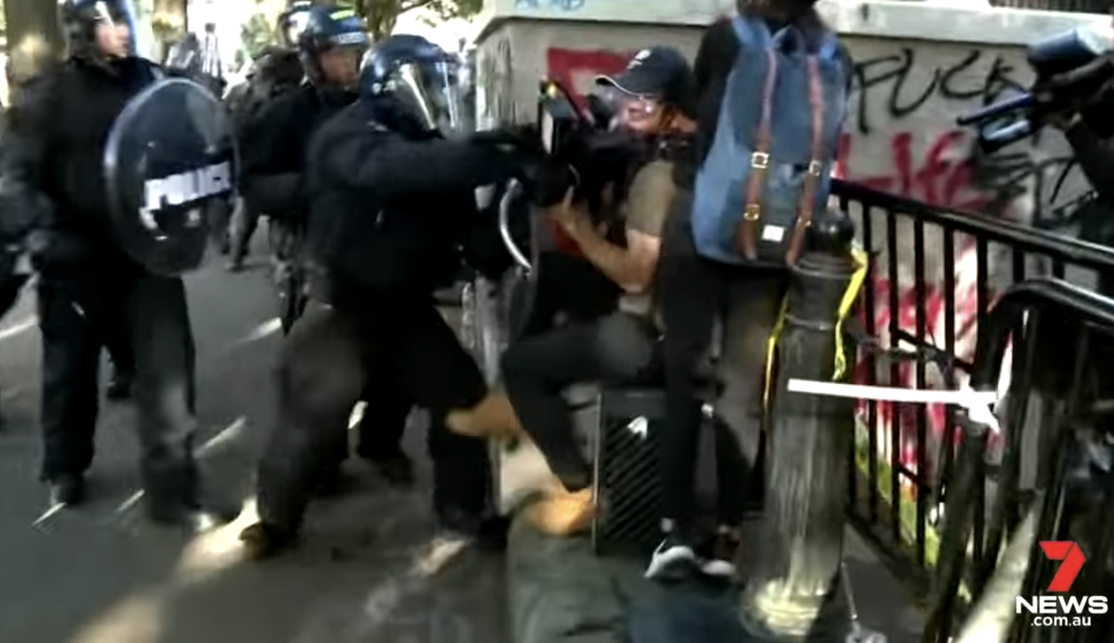 Australia seeks investigation after news crew attacked by police while covering protest near White House