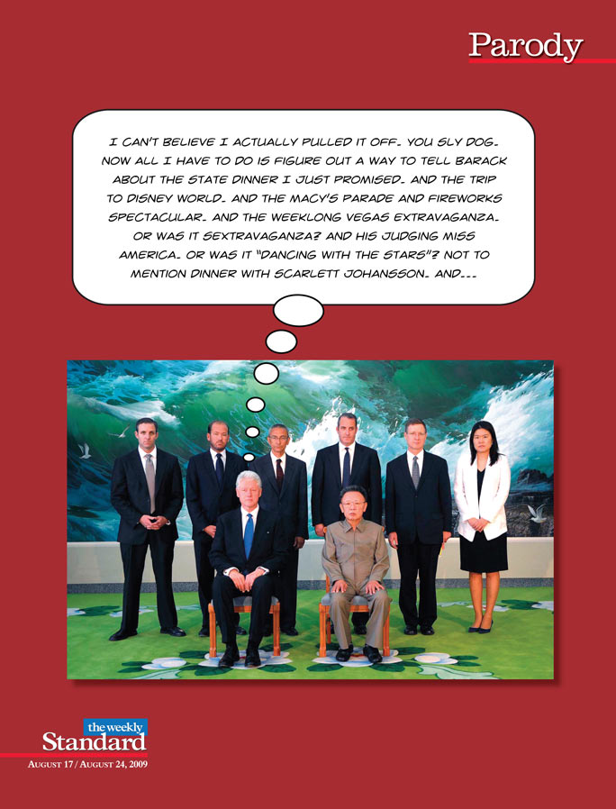 Bill Clinton meets the Dear Leader