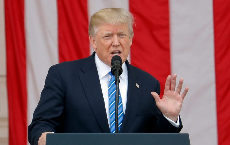 Only 33 percent believe he helps his administration when he speaks publicly. (AP Photo/Pablo Martinez Monsivais)