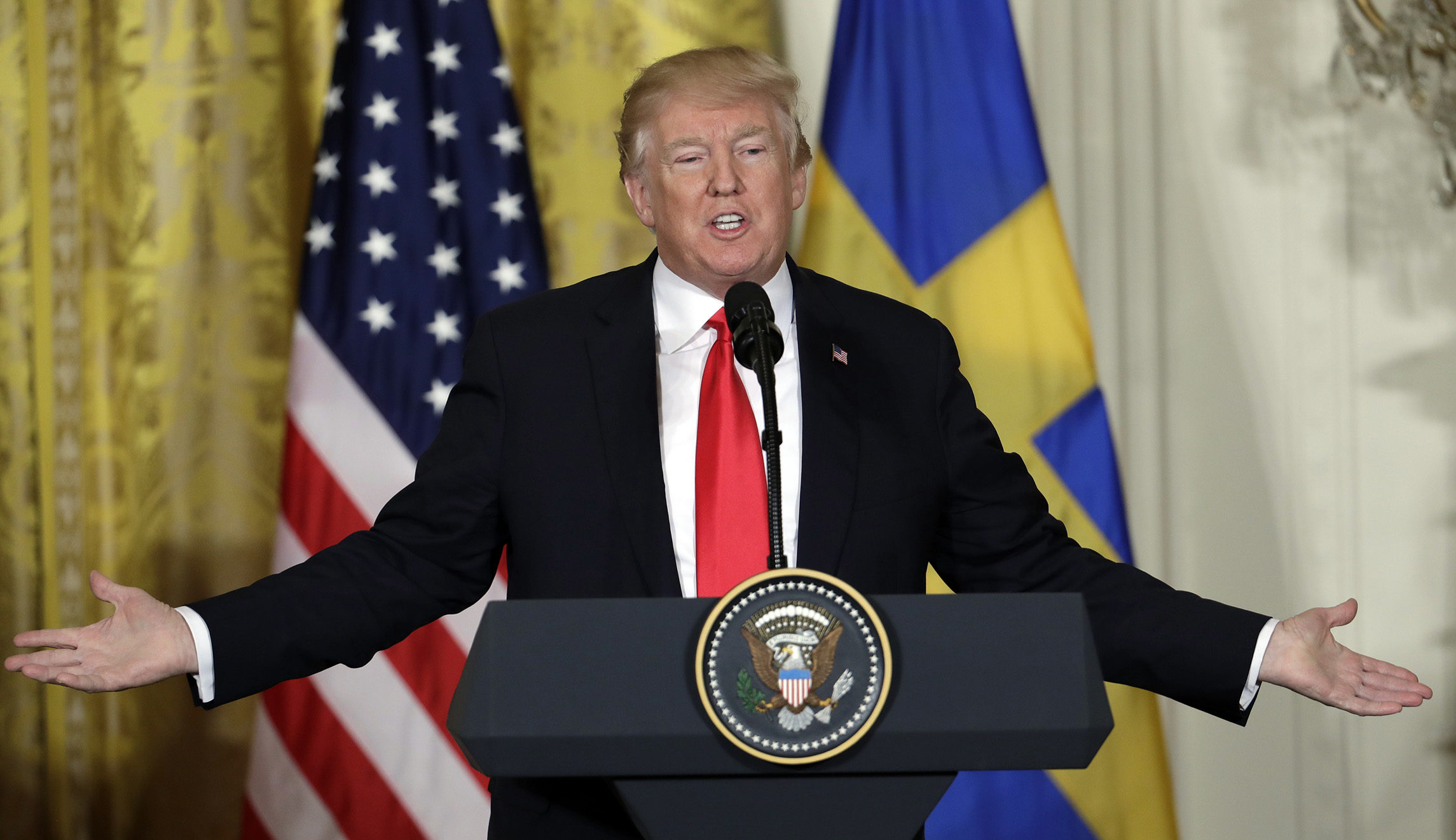 Trump on his high-turnover White House: ‘I like conflict’