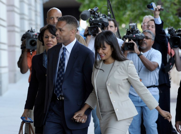 Jackson gets about $100,000 a year in workers' compensation, a benefit that would be stripped away from him if Davis' bill became law. (AP Photo/Susan Walsh)
