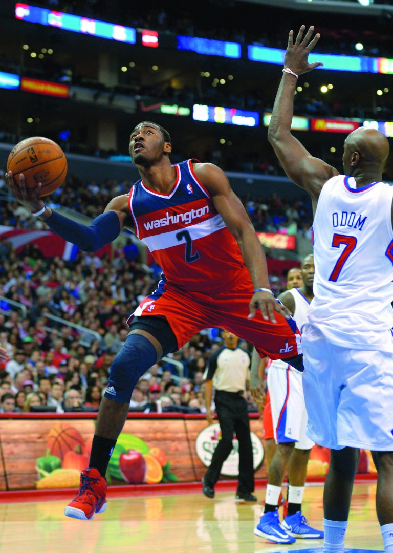 Mark J. Terrill/AP
John Wall finished with a season-high 24 points in a season-high 31 minutes as the Wizards lost to the Clippers on Saturday night.
