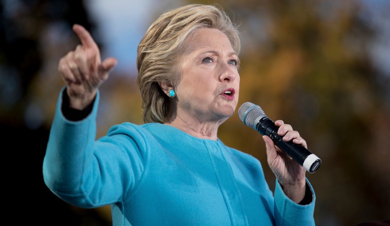 It's unclear who on Hillary Clinton's staff was in on the Trump dossier, but people in her orbit definitely knew. (AP Photo/Andrew Harnik)