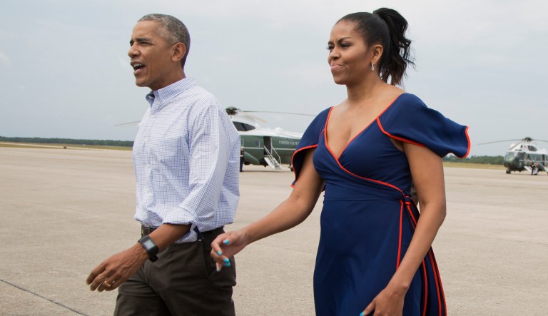 According to Michelle Obama, daughters Sasha and Malia had a big part in the president's decision to quit smoking. (AP Photo/Manuel Balce Ceneta)
