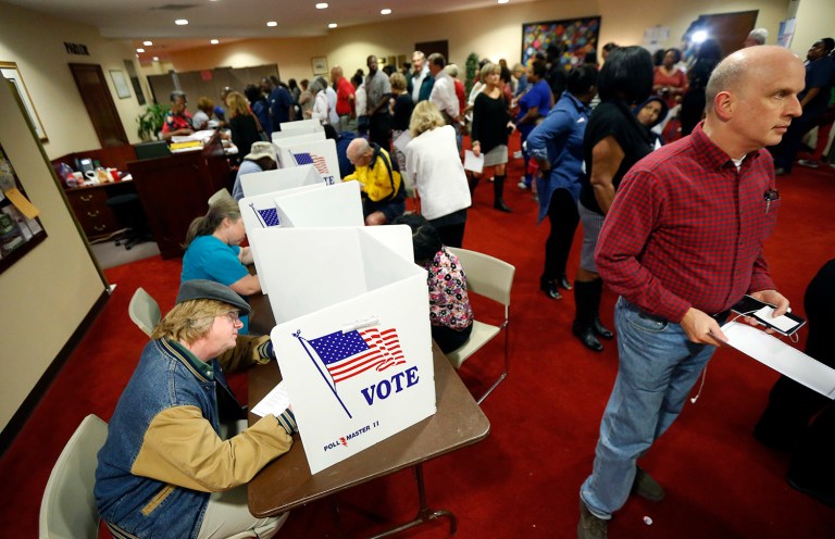 In the House, Democrats need a net gain of 24 seats for a majority — not an impossible number. (AP Photo/Rogelio V. Solis)