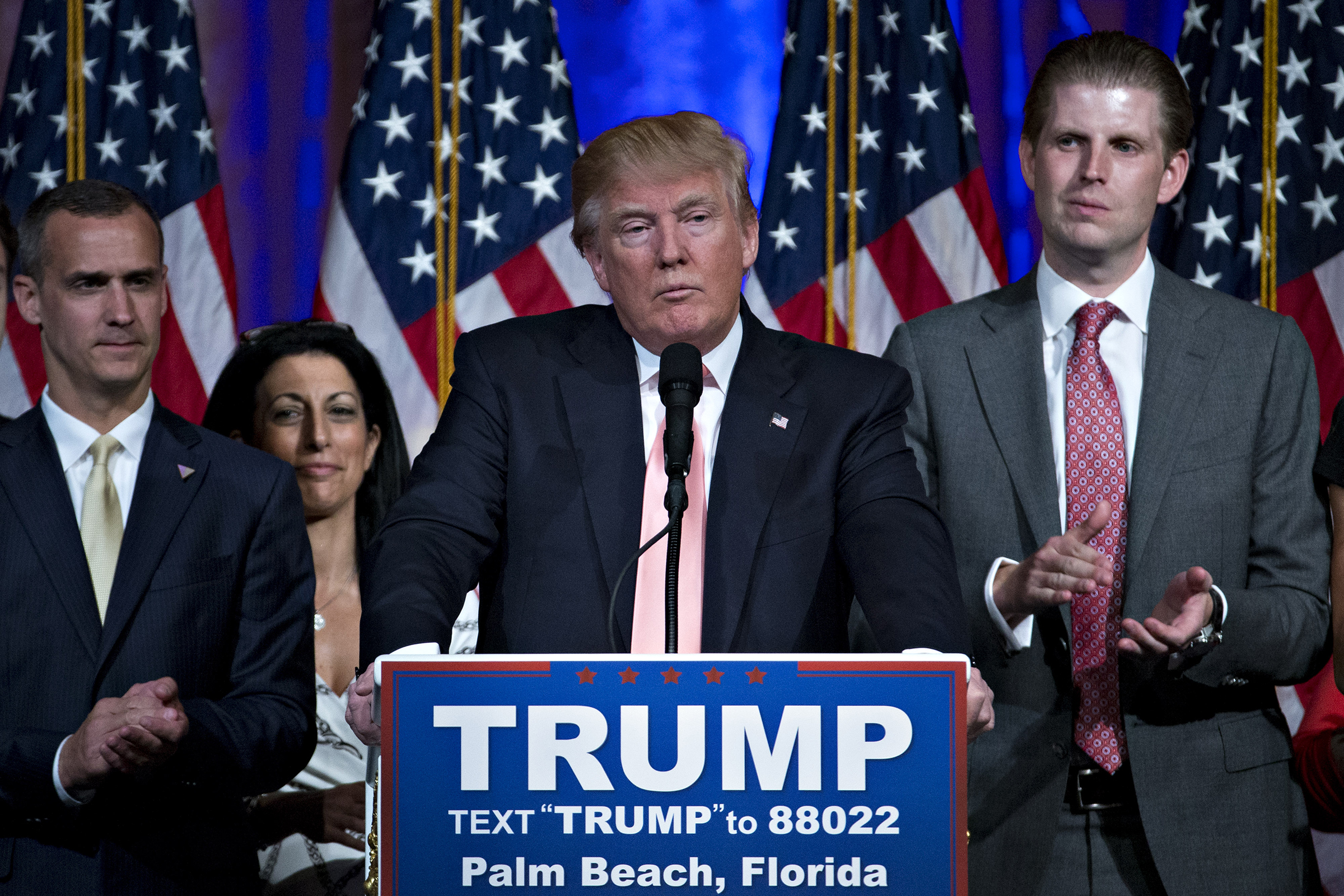 The Donald doubles down — of course