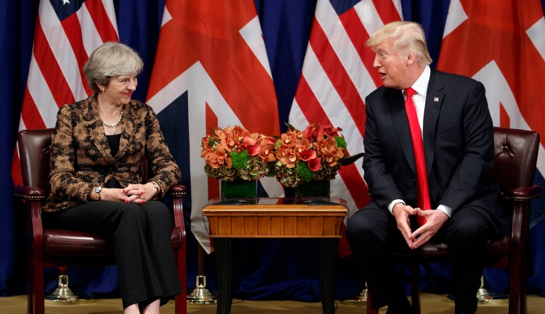 In light of Trump's retweeting of a British far-right Twitter post on Wednesday, the president is likely to be kept away from Parliament. (AP Photo/Evan Vucci)