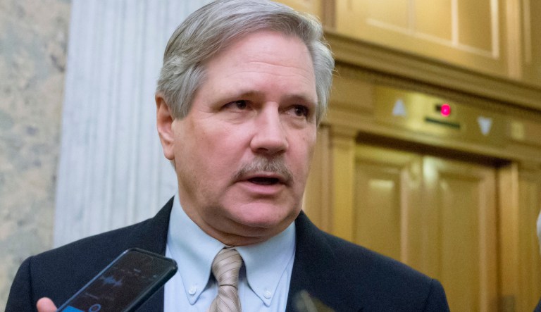Sen. John Hoeven, R-N.D., says he is pitching a plan that would allow states to reinvest unused Medicaid dollars in future years. (AP Photo/J. Scott Applewhite, File)