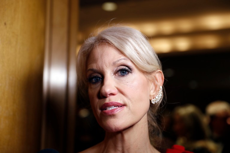 Some journalists and commentators have said there is no benefit for the public in interviewing Conway. (AP Photo/Alex Brandon)
