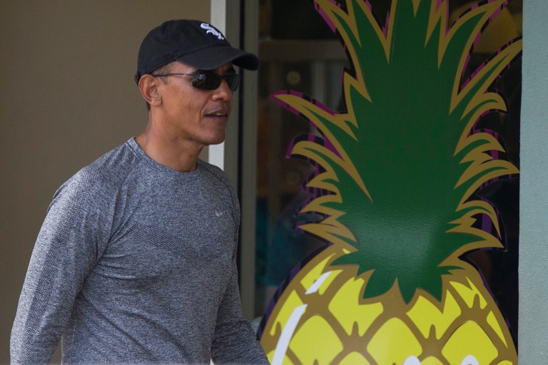 Former President Barack Obama has no political meetings planned. (AP Photo/Evan Vucci)