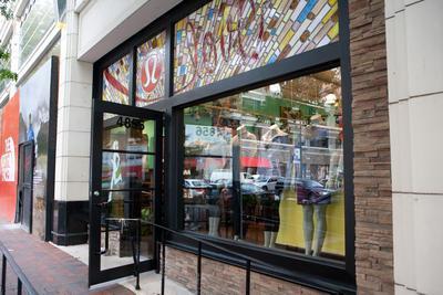 Lululemon athletics store. The site of where Brittany Norwood, 27, is accused of brutally murdering co-worker Jayna T. Murray, 30, on March 11th, 2011.