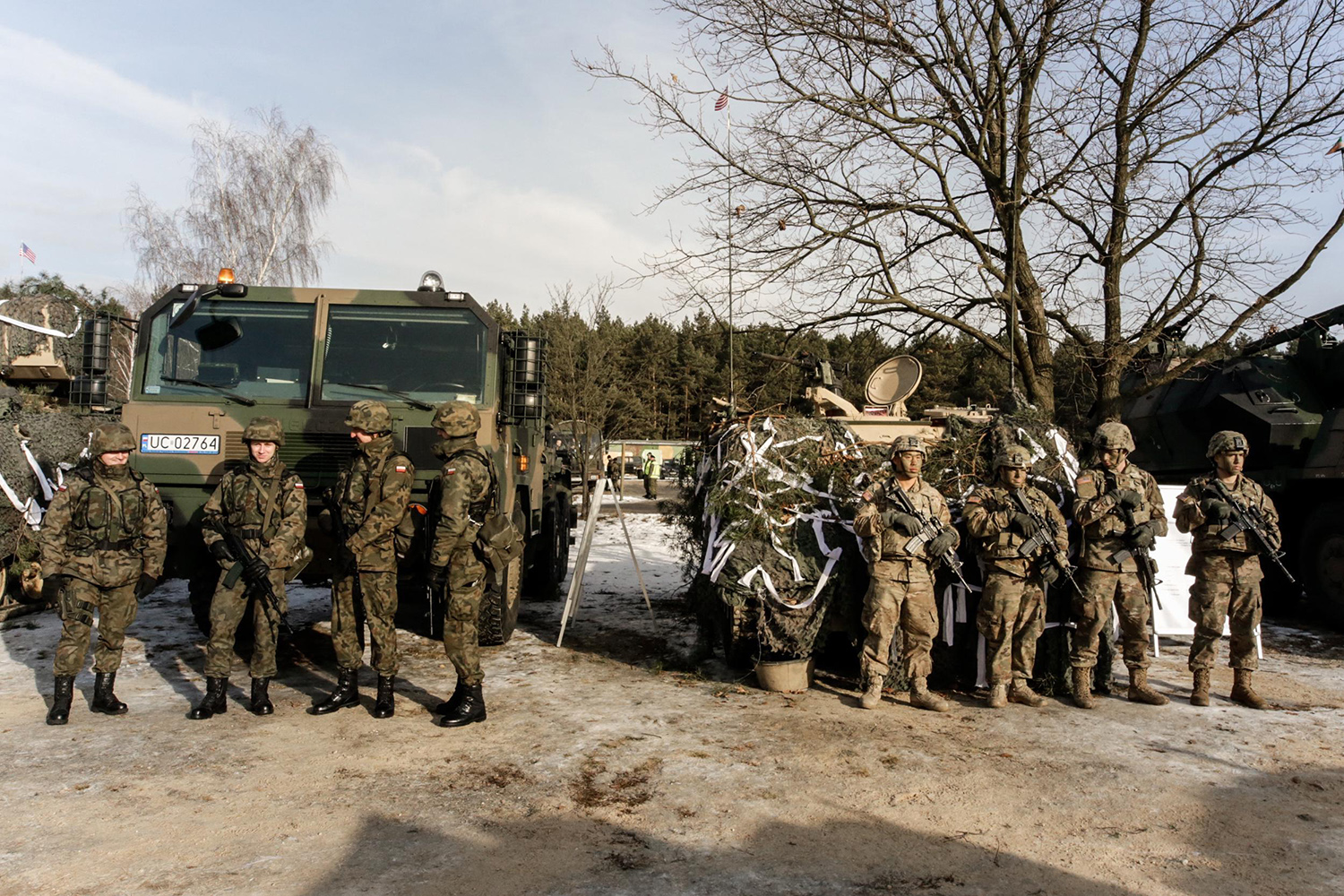 ‘God bless American President Trump’: NATO trains with Polish military