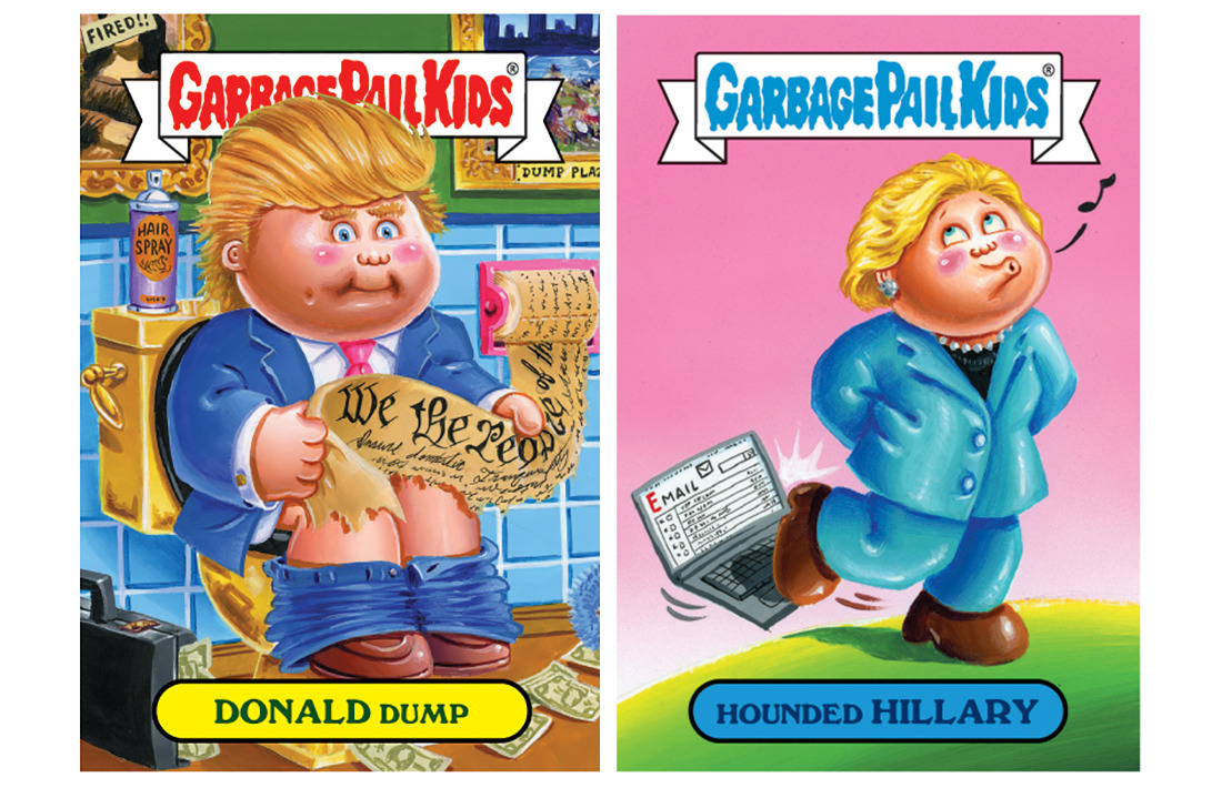 ‘Garbage Pail Kids’ take on the politicians