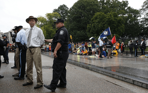 Activist’s records released after WH arrest