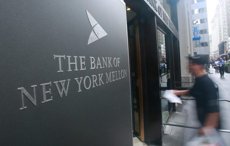 Bank of New York Mellon Corp. headquarters are seen June 9, 2009 in New York City. (Photo by Mario Tama/Getty Images)