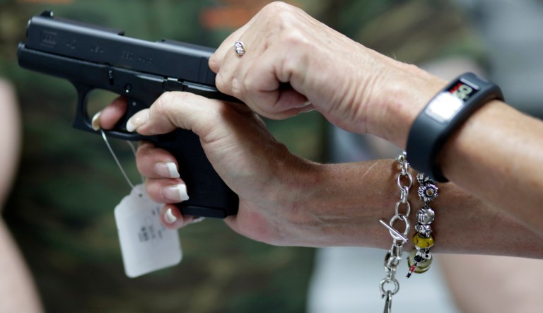 Just 12 percent said arming teachers would keep schools safe. (AP Photo/Lynne Sladky)