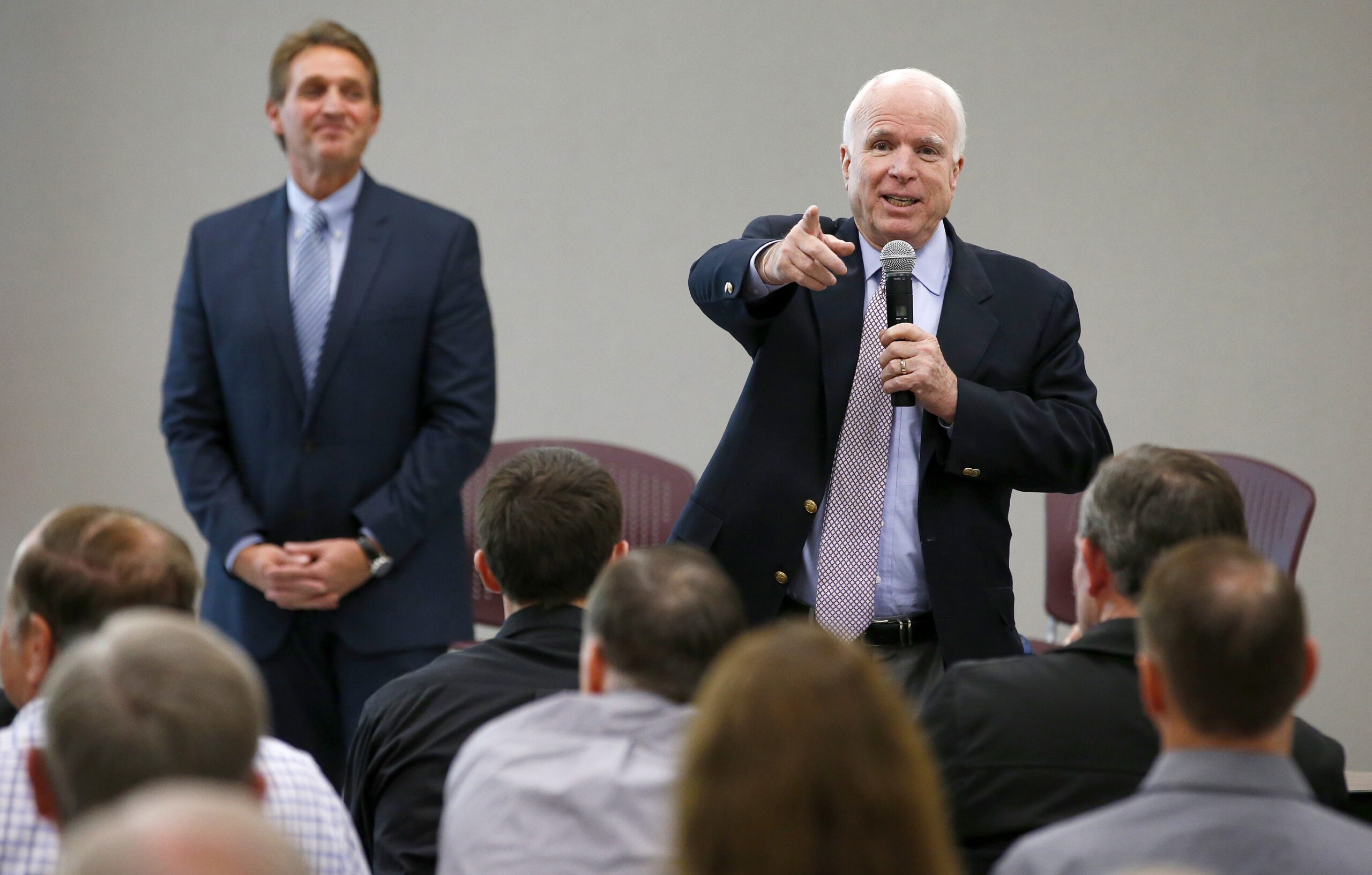 Jeff Flake: We can honor John McCain by realizing ‘there’s something more important than ourselves’
