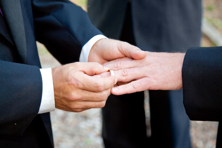 Lawsuit an unusual challenge to gay marriage ban