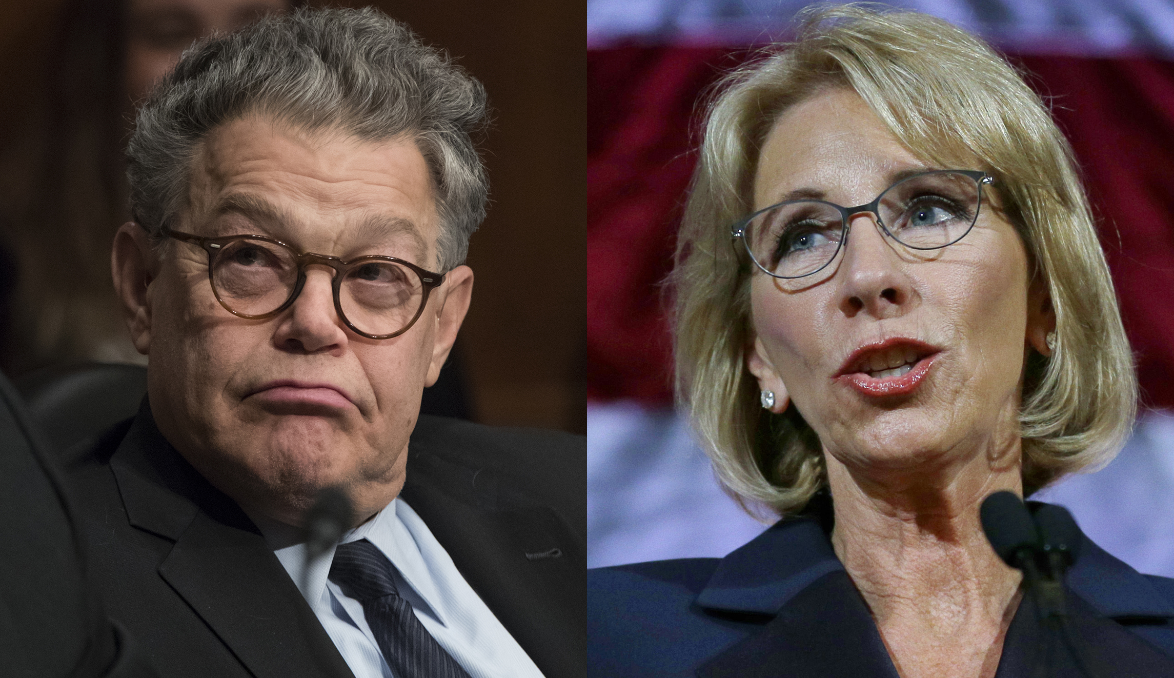 Al Franken vs. Betsy DeVos: It pays to be careful when dealing with sexual assault