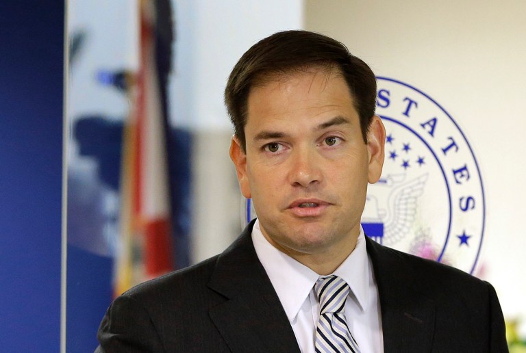 Sen. Marco Rubio, a former rival of Donald Trump during the GOP primary contest, said the Indiana governor is a 