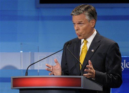 Huntsman beats Bachmann; back in debate