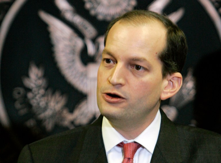 Seventy organizations cite Alexander Acosta's 