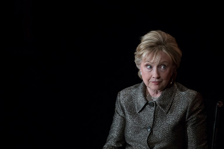 The question becomes whether Clinton's book tour will bother to stop anywhere in the upper Midwest at all. (AP Photo/Mary Altaffer)