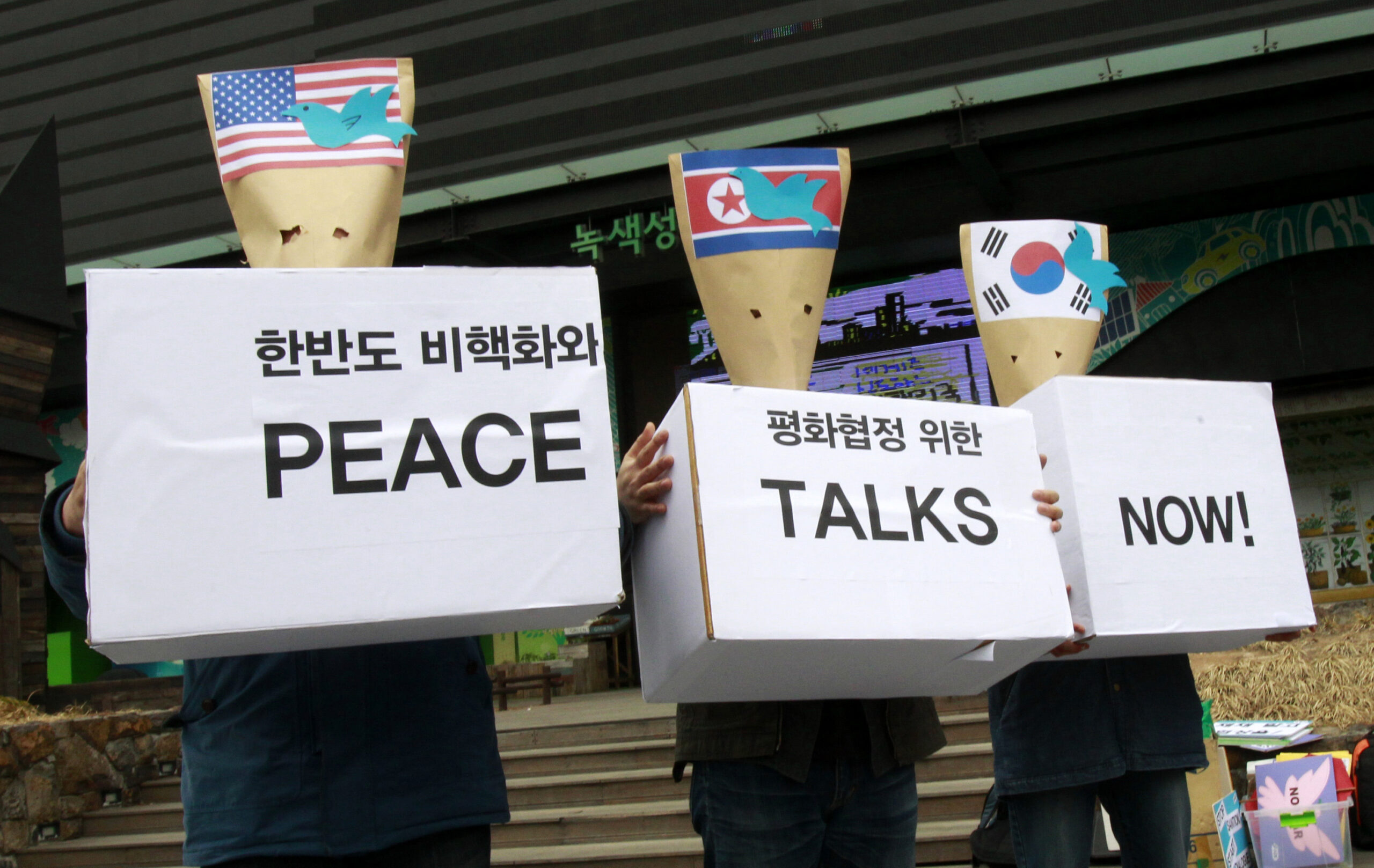 After weeks of NKorean fury, calm on key holiday