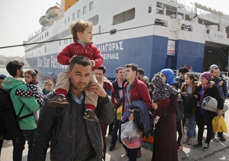 Republican lawmakers leaving a closed-door meeting in the Capitol on Tuesday argued that the House should revive legislation that would temporarily halt the influx of refugees from Syria, Iraq and other hotbeds of terrorism. (AP Photo)